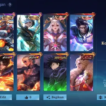 Mobile Legends: Bang Bang Accounts Collector Global|491 Skin|Mega|Collector Ling Yss,KOF Gusion Valir,Soul Hanabi,NeoBeasts