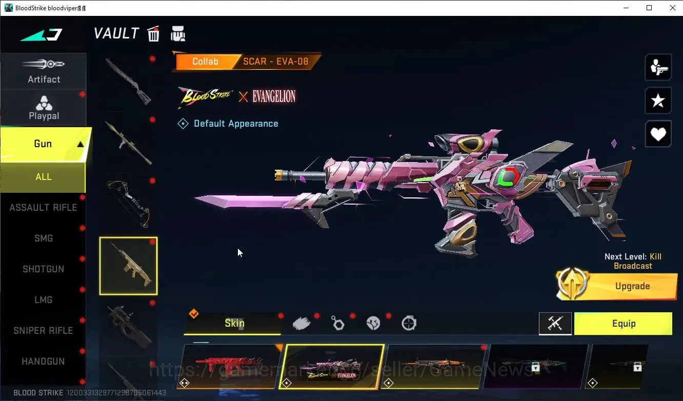 Blood Strike Accounts ASIA|ETERNAL M1887+EVO FAL+3 MELE+Collab 7DS[Emma, image 13