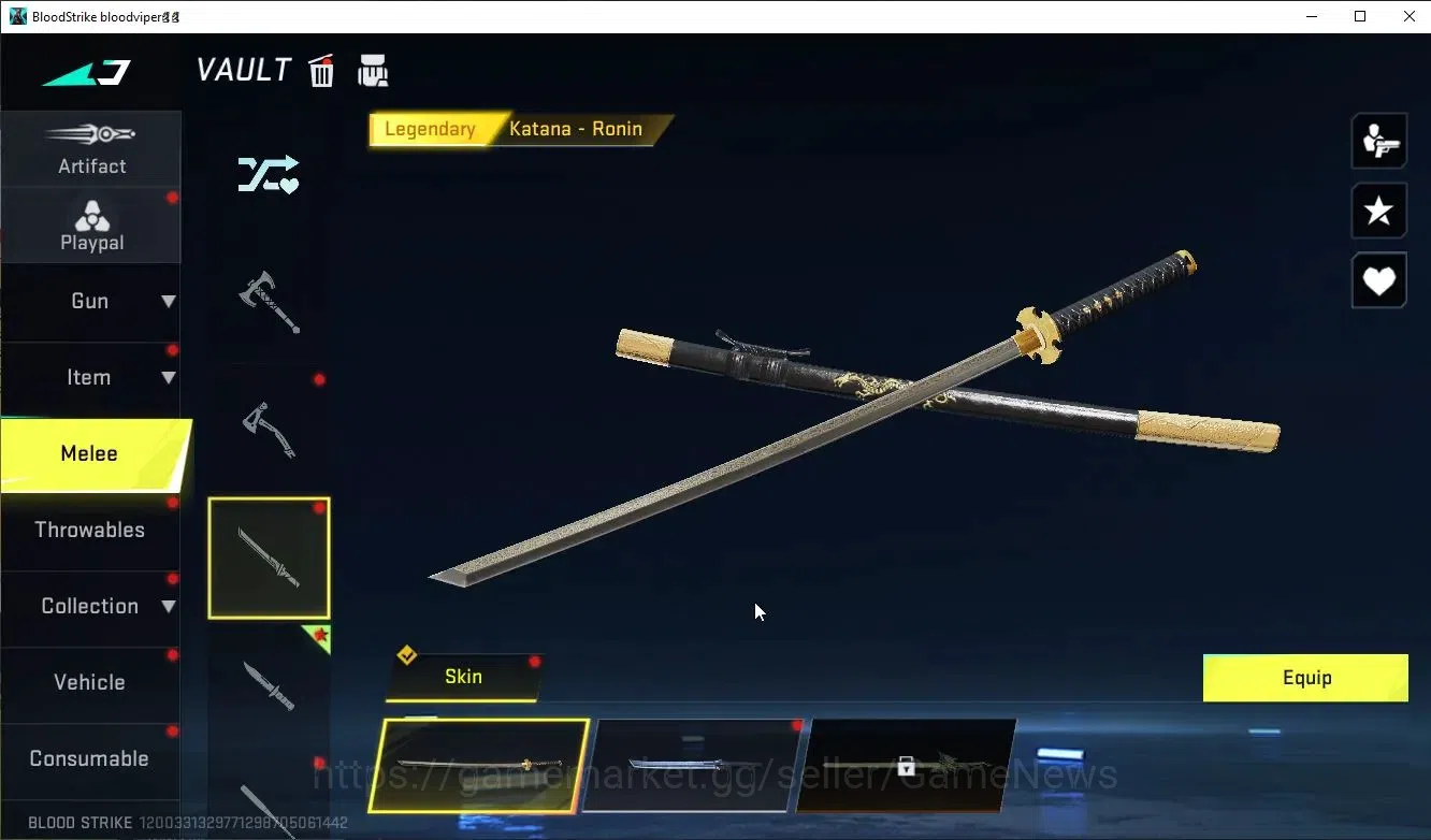 Blood Strike Accounts ASIA|ETERNAL M1887+EVO FAL+3 MELE+Collab 7DS[Emma, image 9