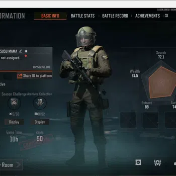 Arena Breakout Accounts Others MOBILE | LVL 30 | SV 8,3M| CV 4,6M| More Detail Check SS AB087B