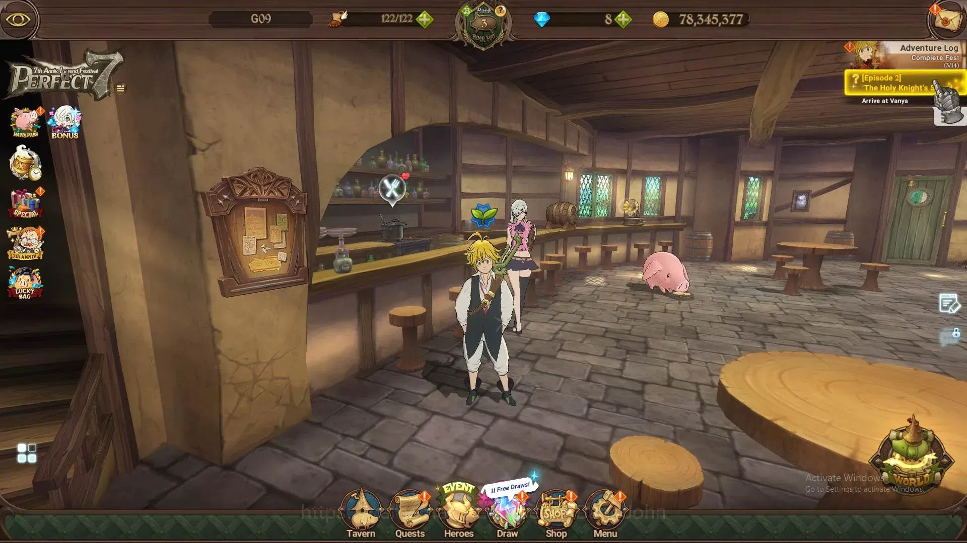 The Seven Deadly Sins: Grand Cross Accounts ASIA |  UR: Nemesis Meliodas,Oppressor Demon King, image 7
