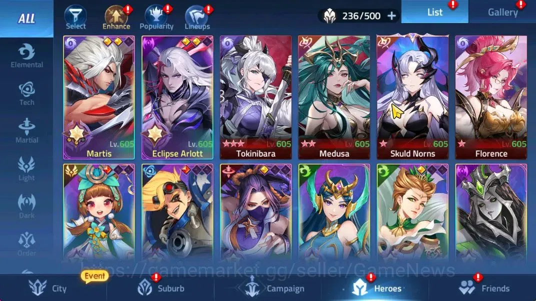 Mobile Legends: Adventure Accounts Sv 70xx|VIP10|Lv 378|2308M Pwr|22 Nexus,68 Awk|9 U image 10