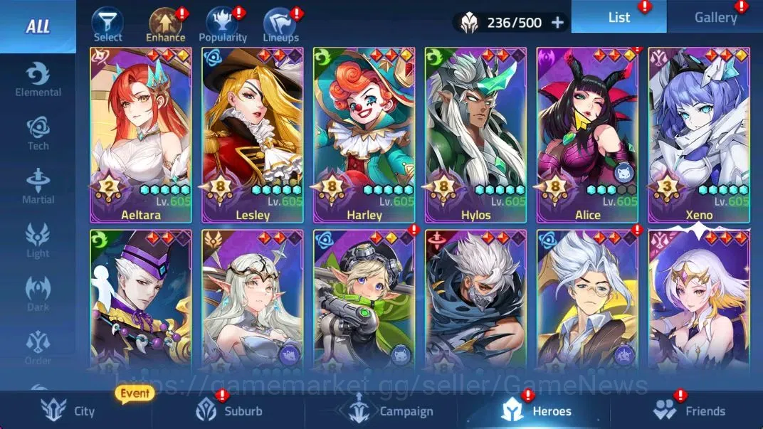 Mobile Legends: Adventure Accounts Sv 70xx|VIP10|Lv 378|2308M Pwr|22 Nexus,68 Awk|9 U image 7