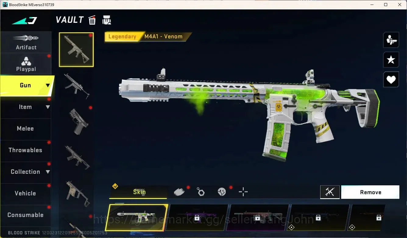 Blood Strike Accounts ASIA | 1 ULTRA: QBZ95|3 LEGENDARY GUNS|1 RARE PLAY image 3