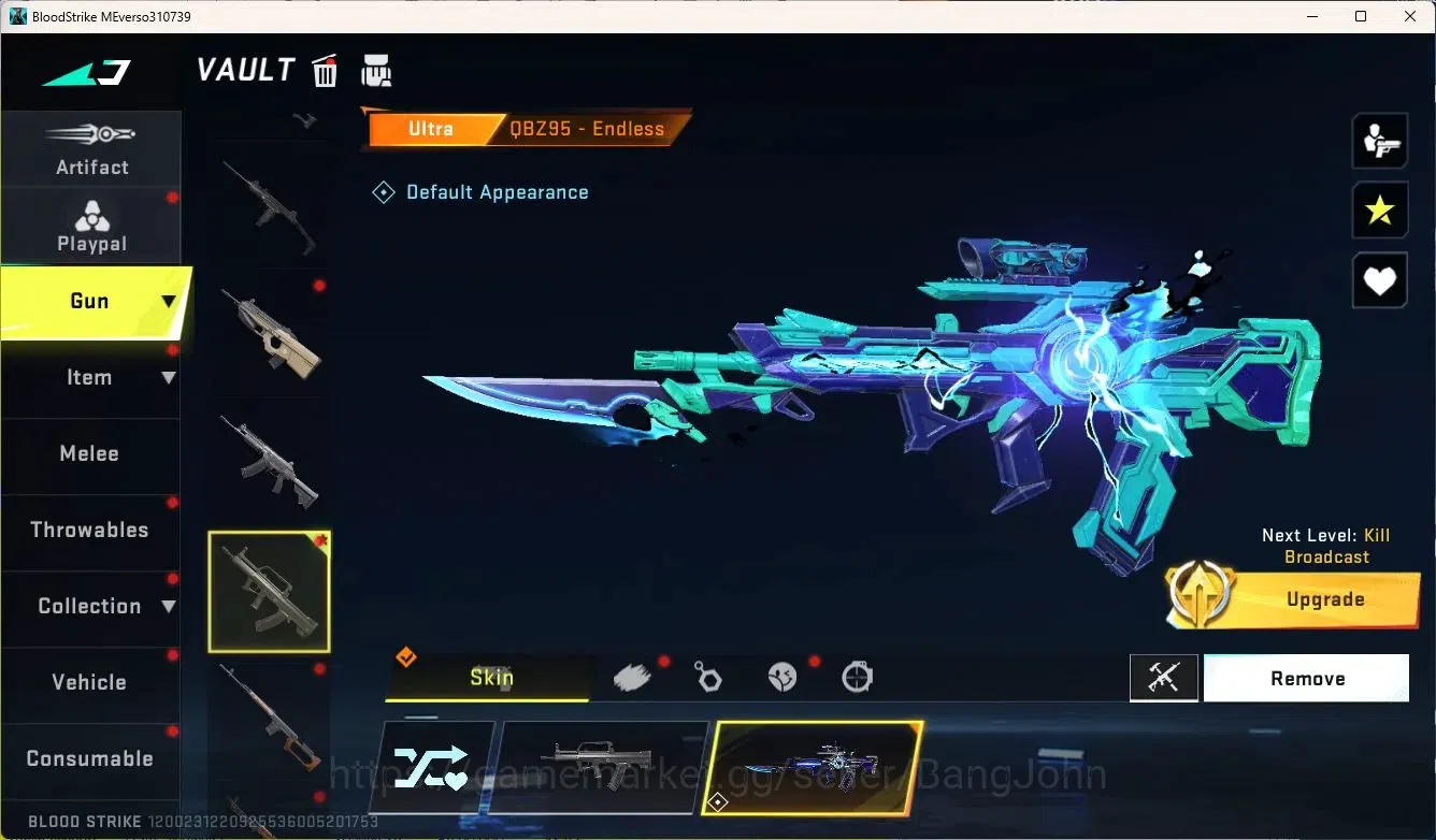 Blood Strike Accounts ASIA | 1 ULTRA: QBZ95|3 LEGENDARY GUNS|1 RARE PLAY image 6
