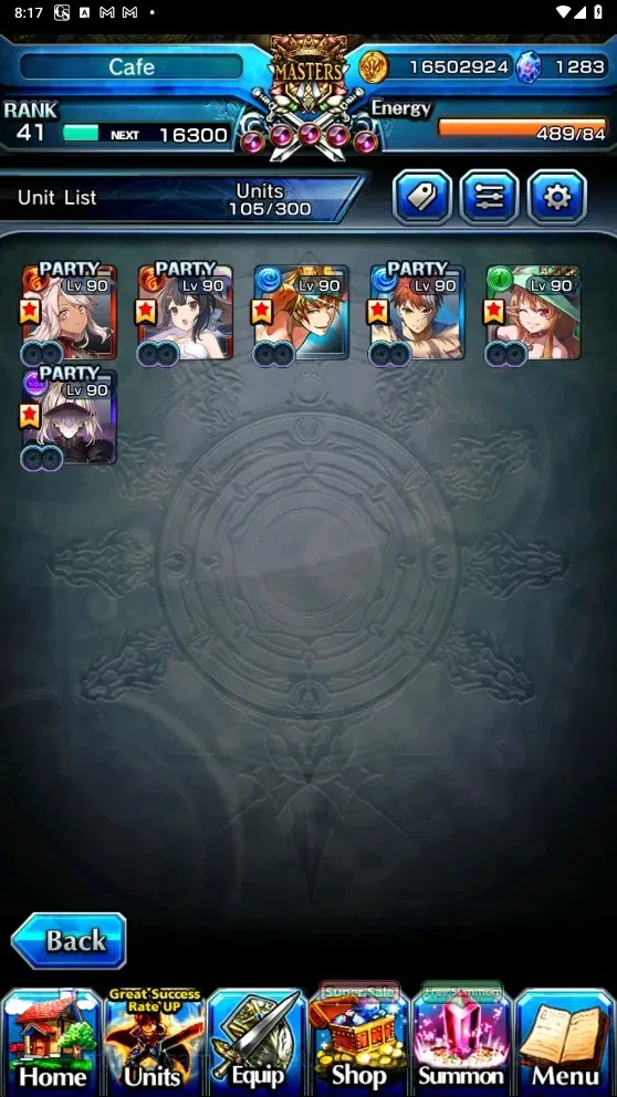 Grand Summoners Accounts Global| Rank 41 | 1.283 Crystal | 6 Ascend | Shiro image 5
