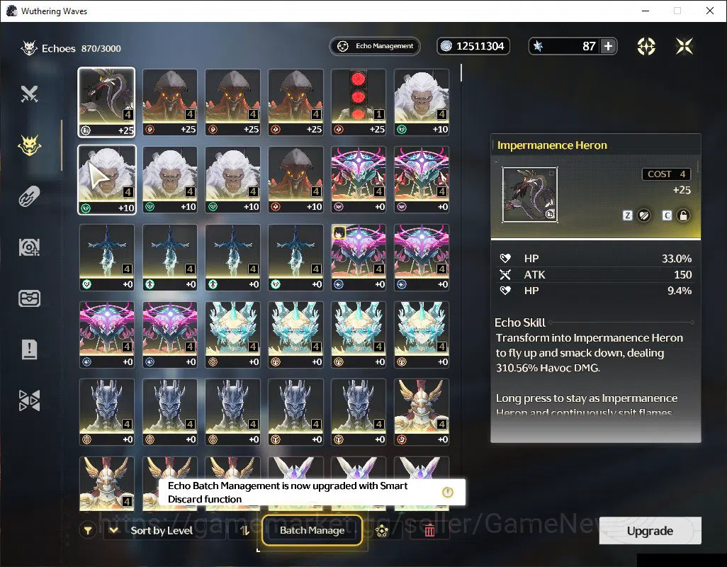 Wuthering Waves Accounts Mid-Game NA|UL 46|3 Limited| [Sigrika R1,Shorekeeper]+Sign,Qiuyuan |DB Lv30|Male MC|Log Kuro|Check 6