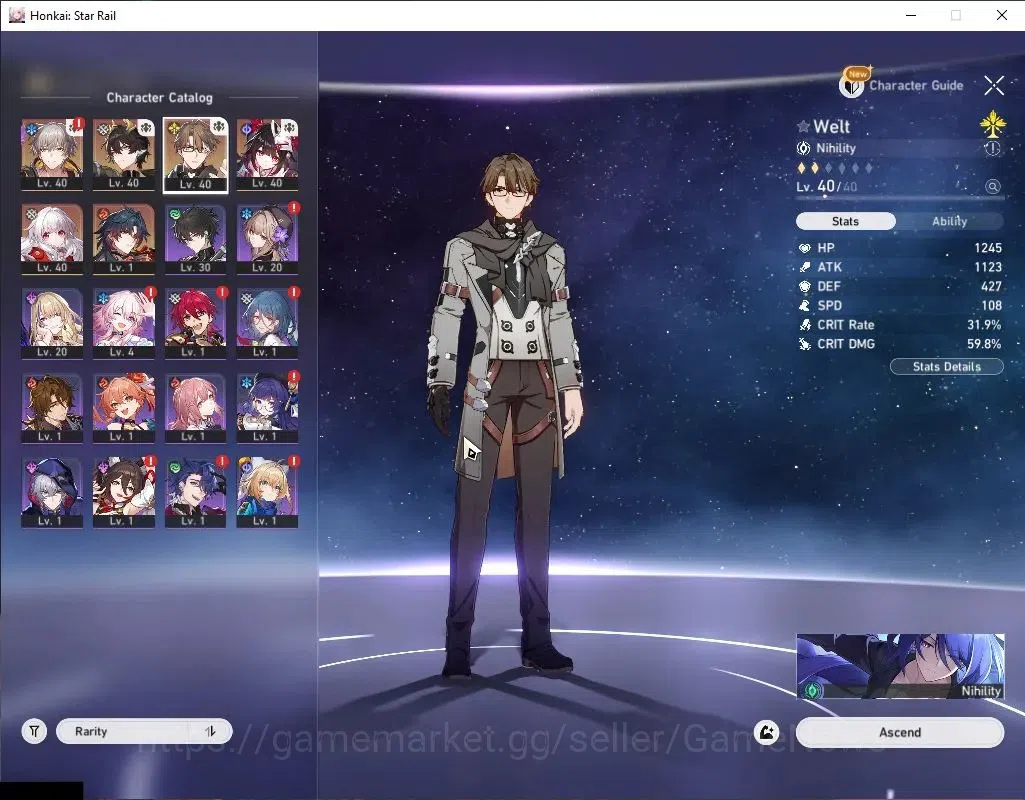 Honkai Star Rail Accounts Asia|TL 29|3 Limited|Mortenax Blade,Sparkle,Dan He image 4