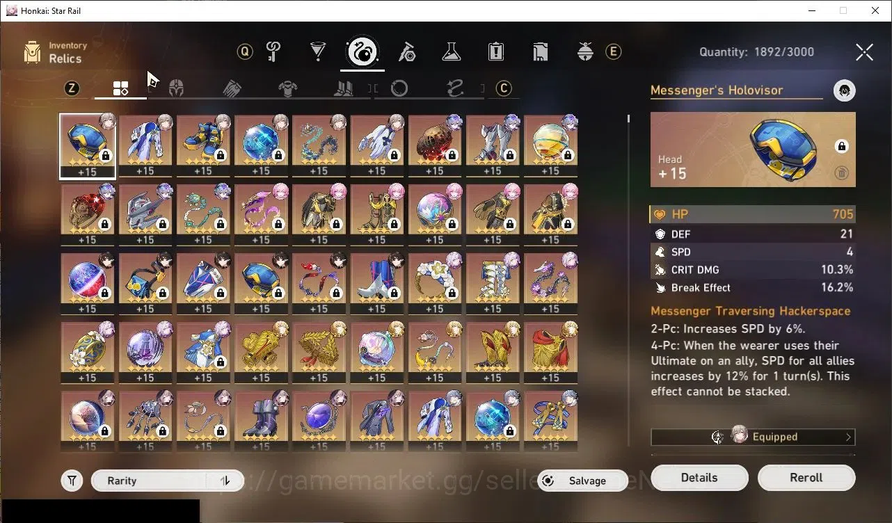 Honkai Star Rail Accounts Asia|TL 70|22 Limited|1 PremTeam|Firefly,T Herta,C image 11