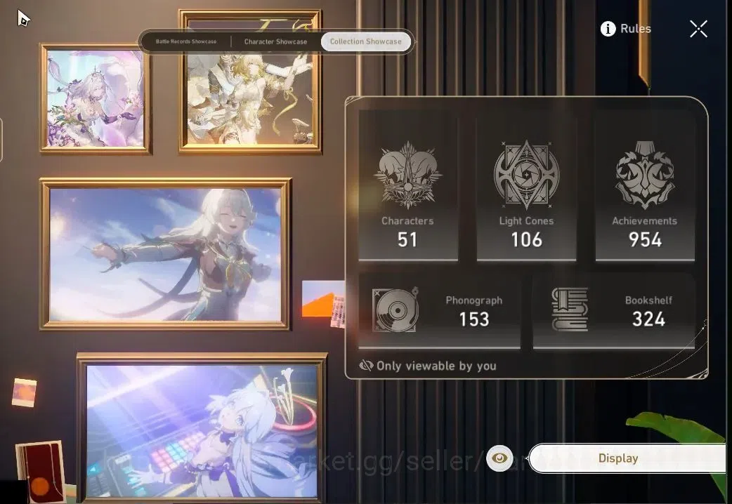 Honkai Star Rail Accounts Asia|TL 70|22 Limited|1 PremTeam|Firefly,T Herta,C image 3