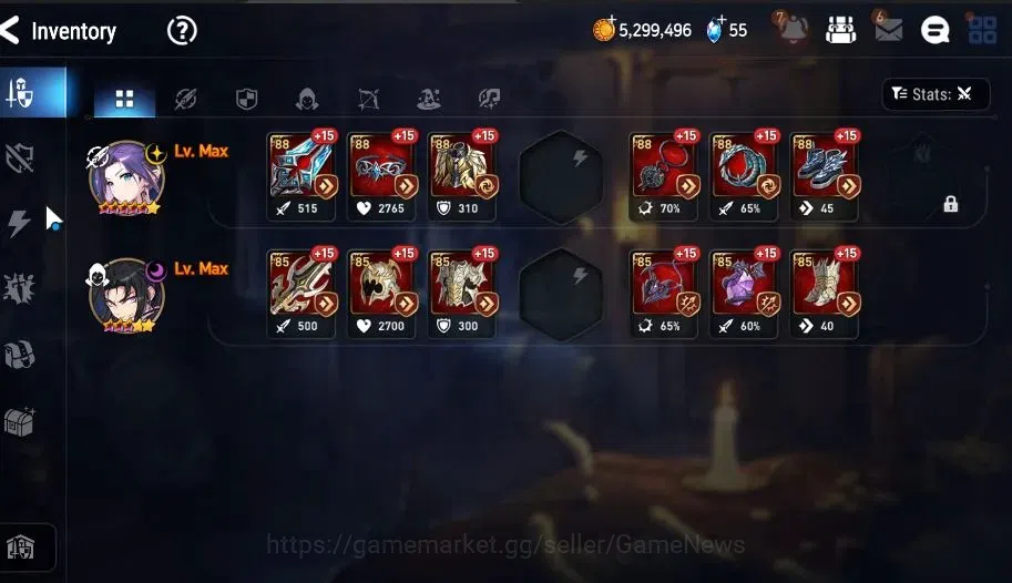 Epic Seven Accounts Global|UnVerif|2 ML (Rhianna&Luciel,Maid Chloe)+Te image 13