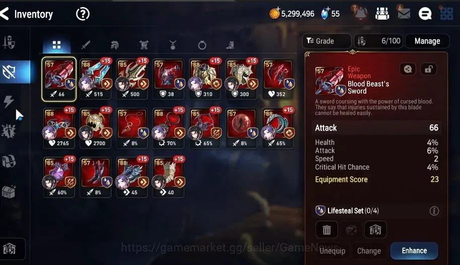 Epic Seven Accounts Global|UnVerif|2 ML (Rhianna&Luciel,Maid Chloe)+Te image 14