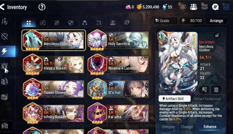 Epic Seven Accounts Global|UnVerif|2 ML (Rhianna&Luciel,Maid Chloe)+Te image 15