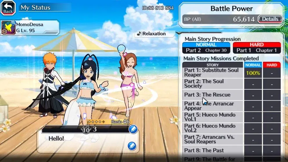 Bleach: Brave Souls Accounts Starter [GLOBAL]6K Orbs|Fresh All Story|Dream Team Ichigo,New Ichigo,TYBW25 Yoruichi,SwimSuit26 4