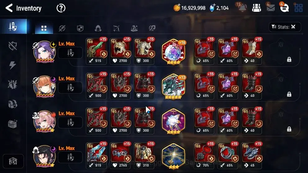 Epic Seven Accounts Limited Hero GLOBAL UnVerif|New Era|6 ML(LC Belona,Arbiter Vildred,DK Sharun,etc)+Ab 15
