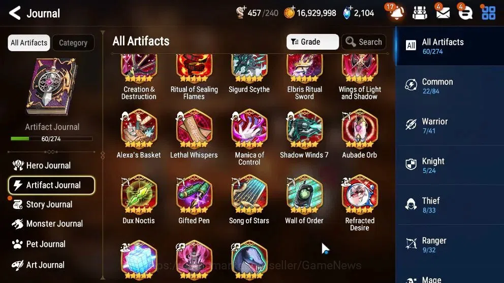 Epic Seven Accounts Limited Hero GLOBAL UnVerif|New Era|6 ML(LC Belona,Arbiter Vildred,DK Sharun,etc)+Ab 9