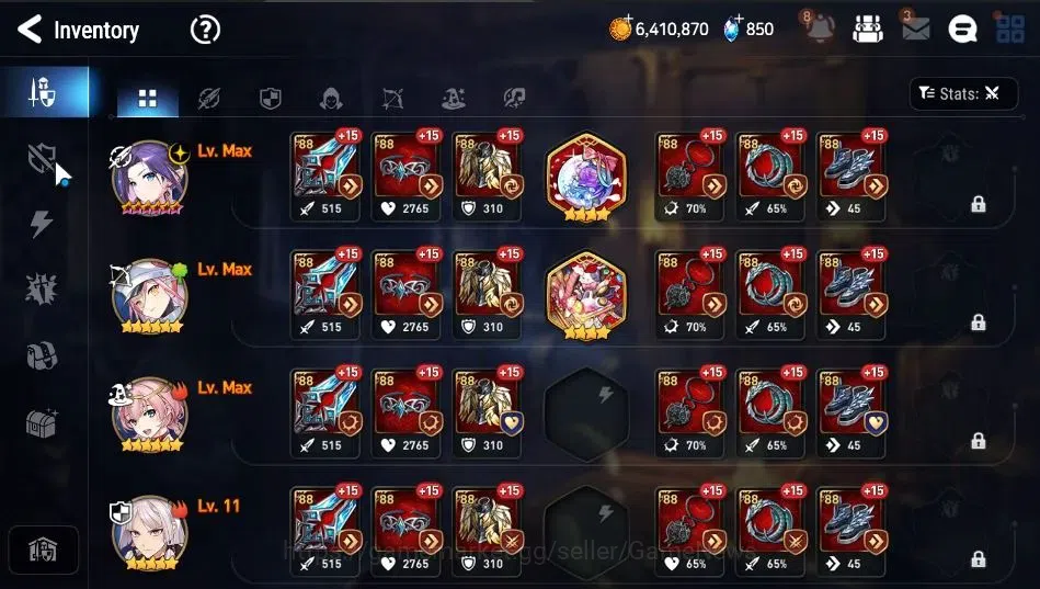Epic Seven Accounts GLOBAL|UnVerif|3 ML|(Salome,US Choux,PC Flan)+Celi image 16