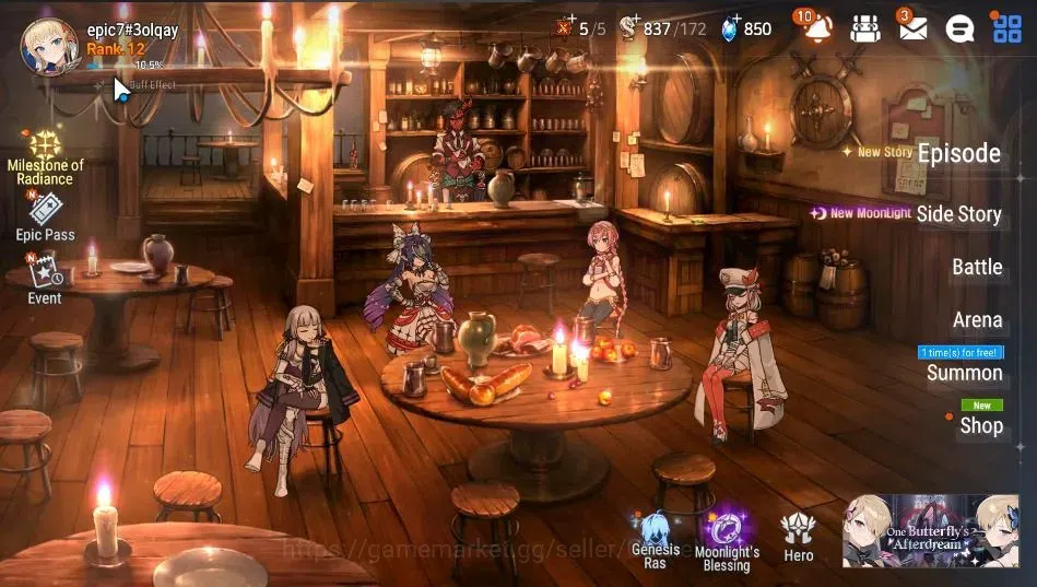 Epic Seven Accounts GLOBAL|UnVerif|3 ML|(Salome,US Choux,PC Flan)+Celi image 2