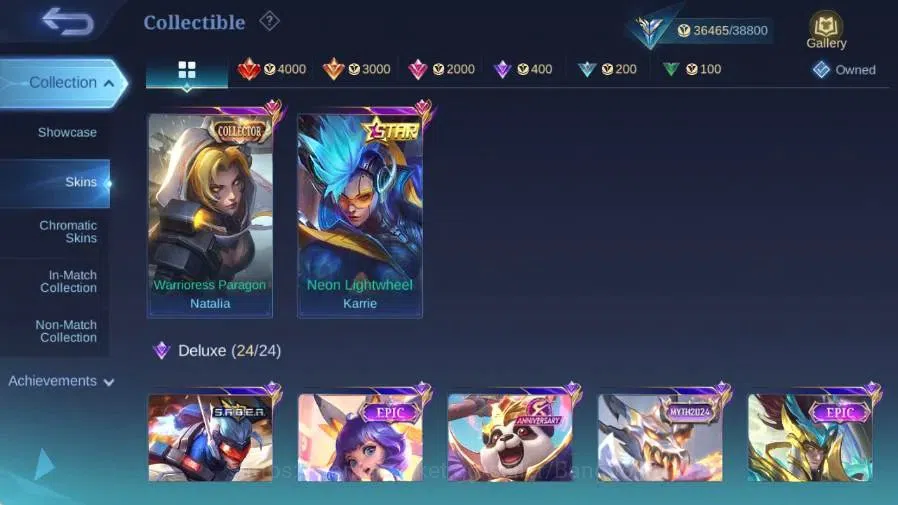 Mobile Legends: Bang Bang Accounts Global|Hero 100|Skin 165|Expert|Collector Natalia, image 5