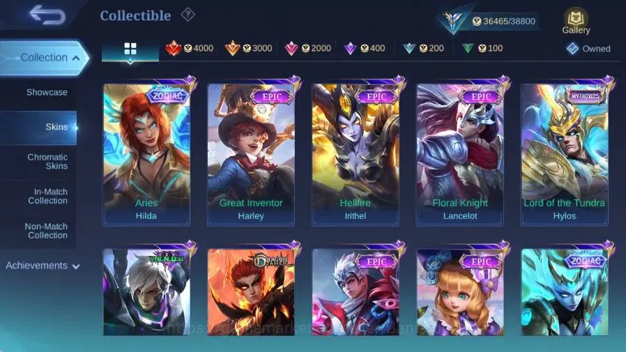 Mobile Legends: Bang Bang Accounts Global|Hero 100|Skin 165|Expert|Collector Natalia, image 8