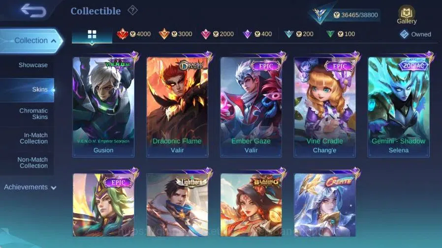 Mobile Legends: Bang Bang Accounts Global|Hero 100|Skin 165|Expert|Collector Natalia, image 9