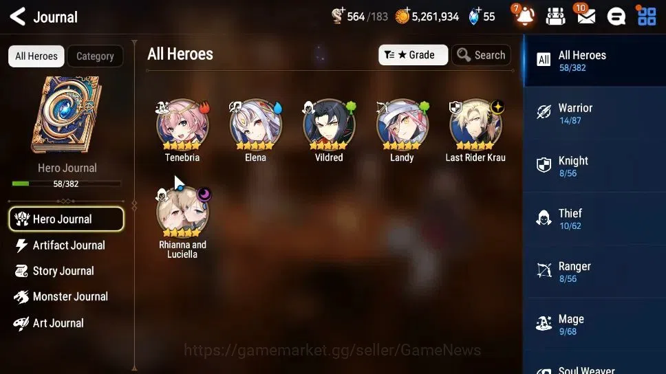 Epic Seven Accounts GLOBAL|UnVerif|2 ML (Rhianna&Luciel,LAST Rider Kra image 5