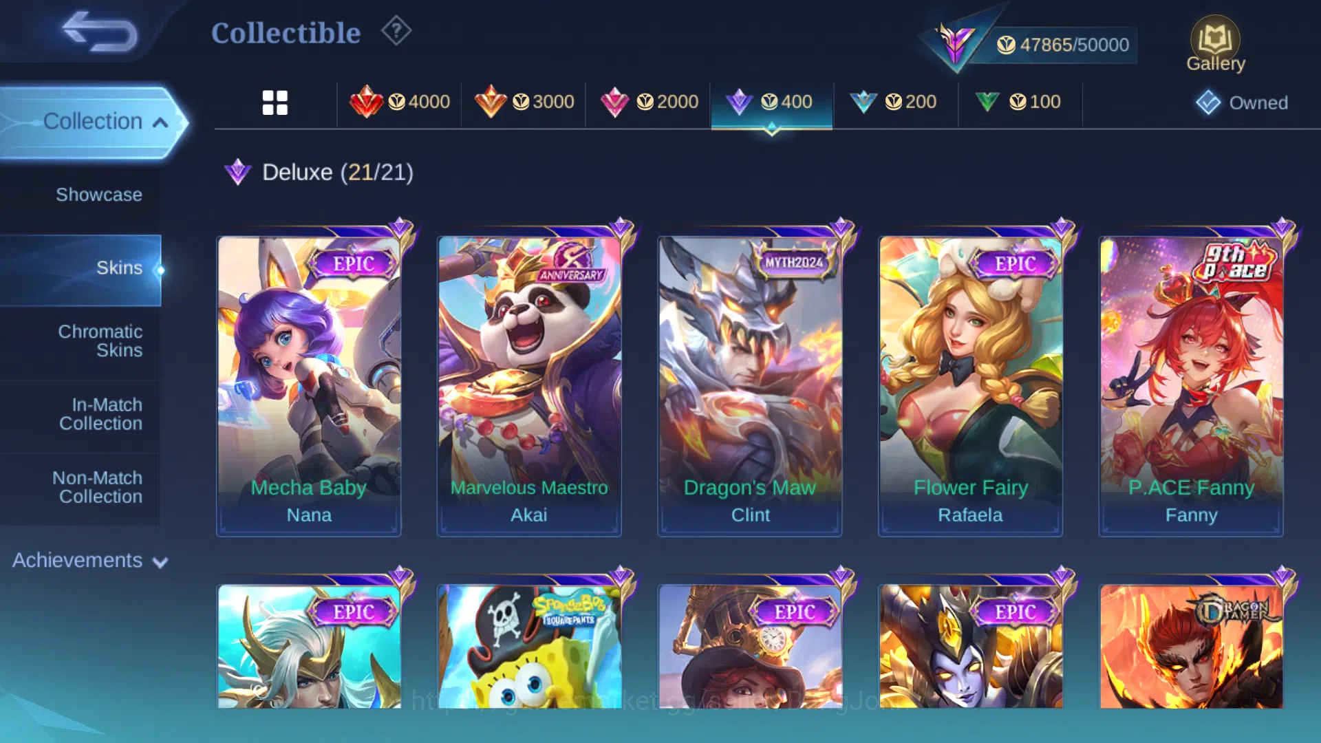 Mobile Legends: Bang Bang Accounts Hero 124 | Skin 200 | Emblem All Max | Prime Grang image 10