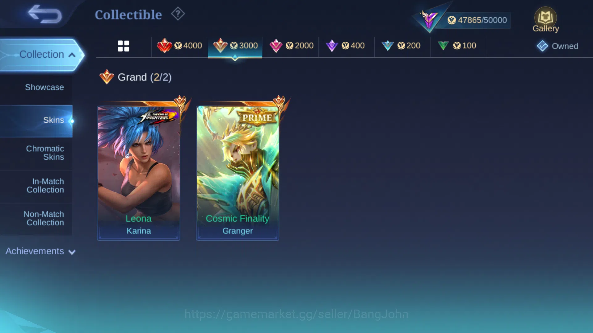 Mobile Legends: Bang Bang Accounts Hero 124 | Skin 200 | Emblem All Max | Prime Grang image 12