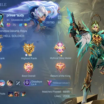 Mobile Legends: Bang Bang Others Hero 124 | Skin 200 | Emblem All Max | Prime Grang image 1