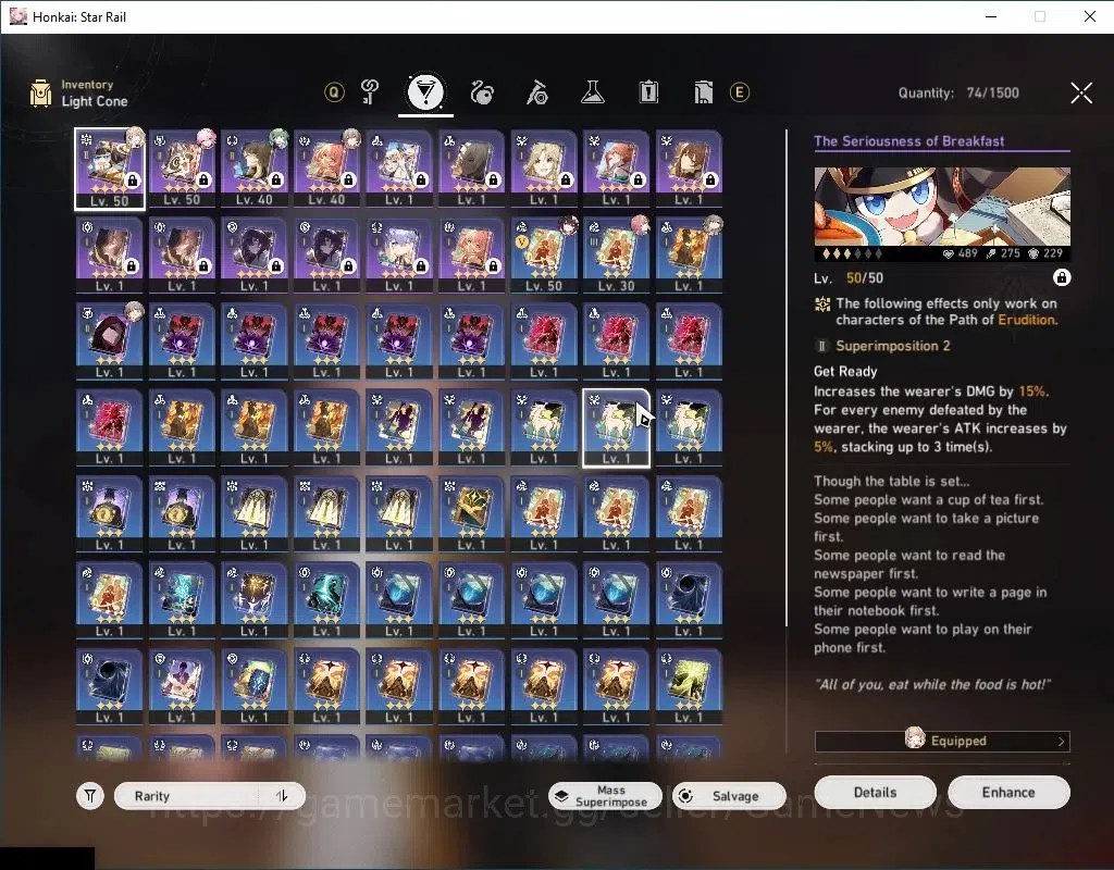 Honkai Star Rail Accounts Asia | TL 38 | 3 Limited | Evanescia,Sparkle,Huohu image 5