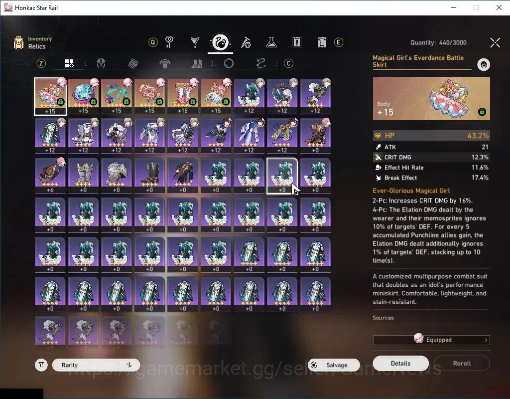Honkai Star Rail Accounts Asia | TL 38 | 3 Limited | Evanescia,Sparkle,Huohu image 7