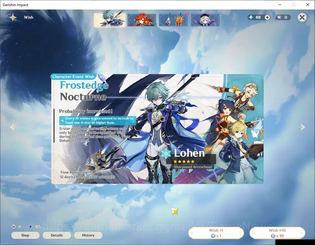 Genshin Impact Accounts ASIA|AR 57|PremTim Flins,Nefer|6 Limited+ 4 (*5Wea image 18