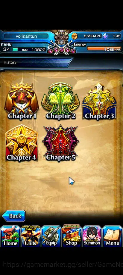 Grand Summoners Accounts Global|Rank 34 | 4 Ascend+1 TW | ShunaTW, Veldora, image 2