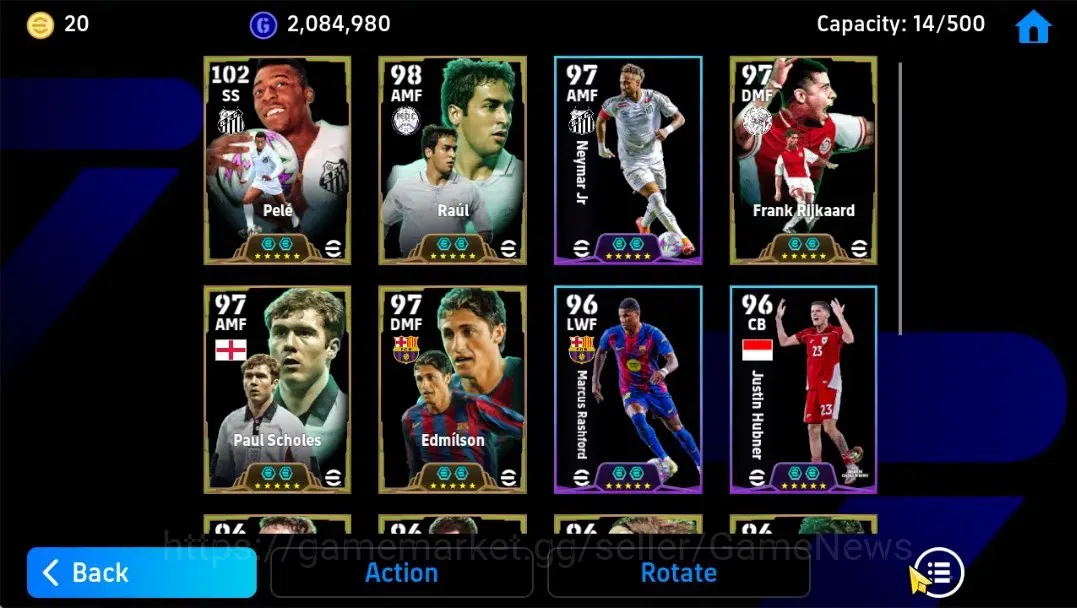 eFootball Accounts Android|Pele(Momentum Dribbling,PhenomFinishing),R image 5
