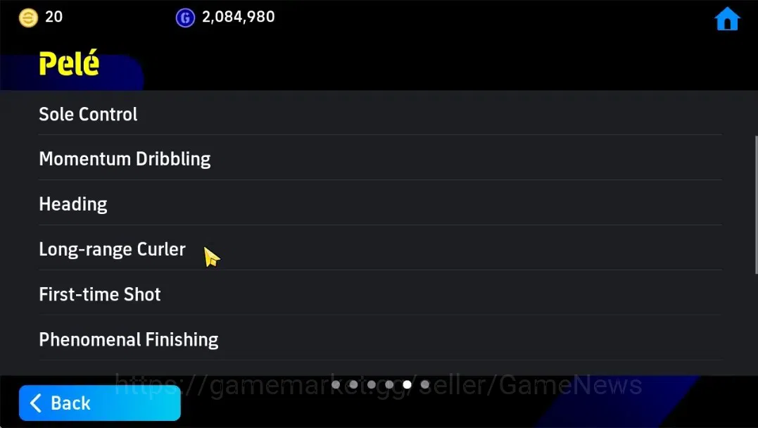 eFootball Accounts Android|Pele(Momentum Dribbling,PhenomFinishing),R image 7