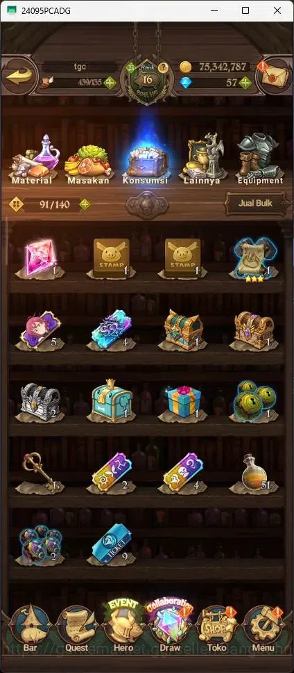 The Seven Deadly Sins: Grand Cross Accounts Others Global|1,9M CC|LR Elizabeth 1/6|UR Mesis 1/6,Menor 1/6,DKM 2/6|Collab 15