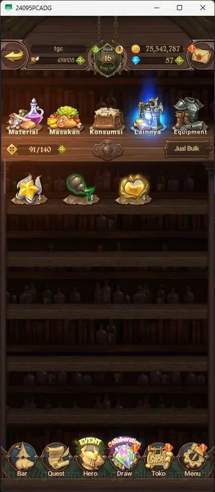 The Seven Deadly Sins: Grand Cross Accounts Others Global|1,9M CC|LR Elizabeth 1/6|UR Mesis 1/6,Menor 1/6,DKM 2/6|Collab 16