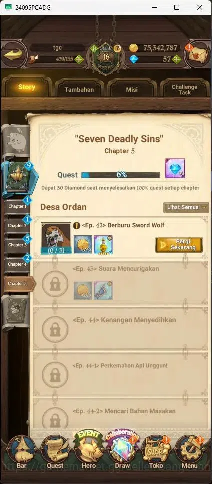 The Seven Deadly Sins: Grand Cross Accounts Others Global|1,9M CC|LR Elizabeth 1/6|UR Mesis 1/6,Menor 1/6,DKM 2/6|Collab 3