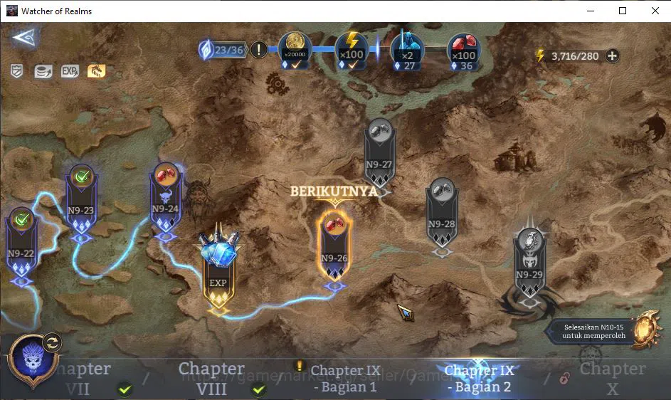 Watcher of Realms Accounts End-Game Global 60X|LV 96|12,1M Power,Abyss I|Many Skin|14 Lord[PraetusA3,LayaA4,Etc]+108 20