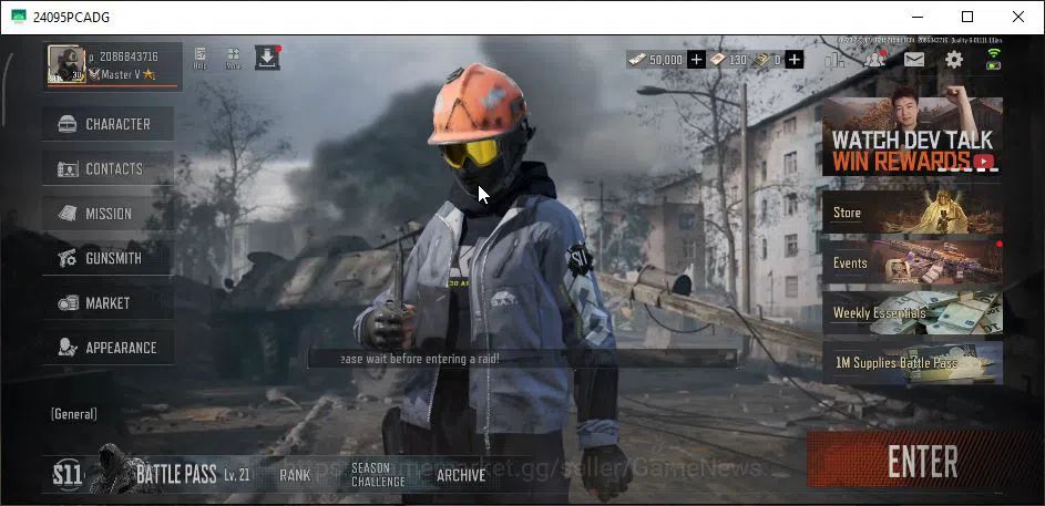 Arena Breakout Starter [MOBILE] Lv30|SV 10M|CV 8M|Royal Guard|Diamond AKM image 1