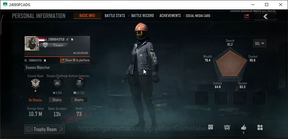 Arena Breakout Accounts Starter [MOBILE] Lv30|SV 10M|CV 8M|Royal Guard|Diamond AKM,Feathers MPX,Secret RPK,Ceremonial 2