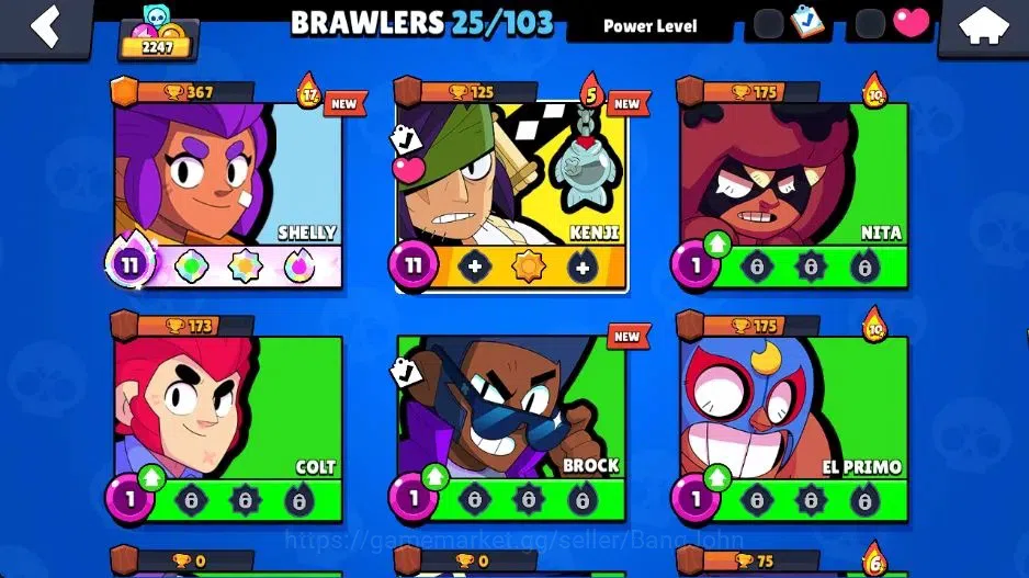 Brawl Stars Accounts Android | Starter 2247 Thropy|25 Brawler|2 Max Hyp image 12