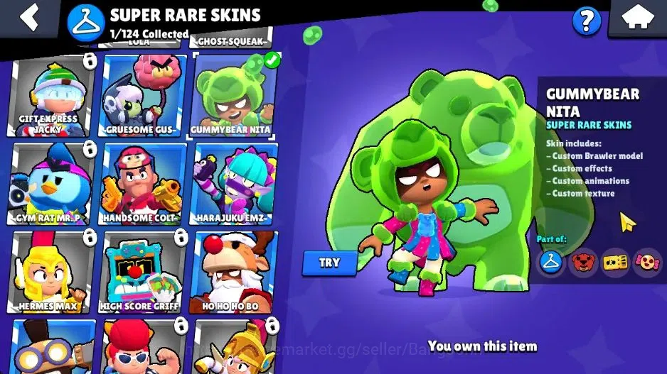 Brawl Stars Accounts Android | Starter 2247 Thropy|25 Brawler|2 Max Hyp image 5