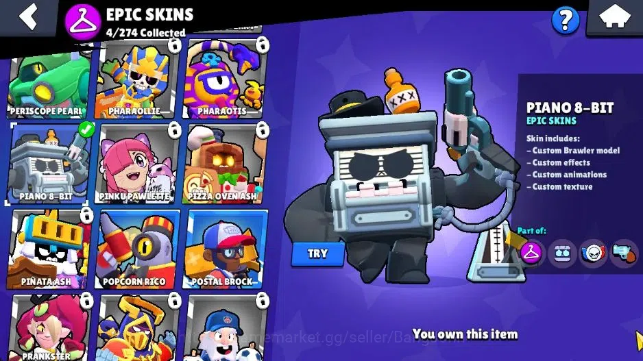 Brawl Stars Accounts Android | Starter 2247 Thropy|25 Brawler|2 Max Hyp image 6