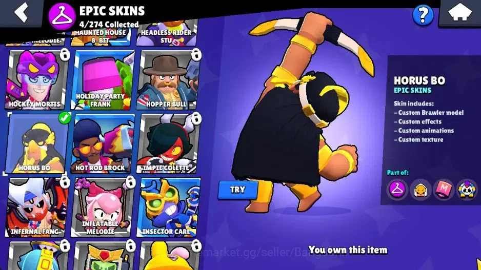 Brawl Stars Accounts Android | Starter 2247 Thropy|25 Brawler|2 Max Hyp image 7