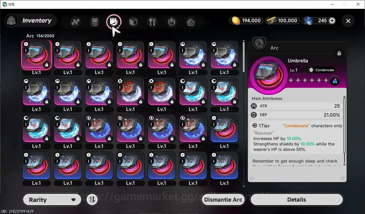 Neverness to Everness Accounts GLOBAL SEA|HL 3|1 Limited S-Class| Shinku |+2 S-Class Selector Box|Selector ON|Underboss 8