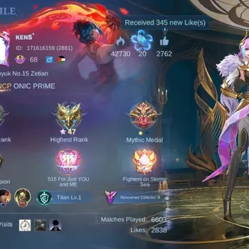 Mobile Legends: Bang Bang Accounts Collector Global|261S|Renowned|CC Silvanna Natalia,Covenant Benedetta Lesley,STUN