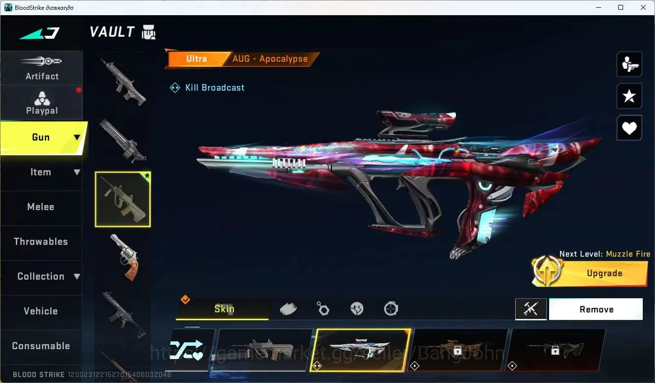Blood Strike Accounts ASIA | COLLAB: MCX TR | ULTRA: AUG Apocalypse | 2  image 3