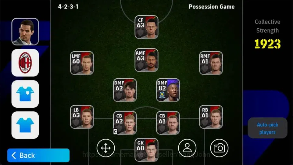 eFootball Accounts Mobile|PW 1923|Gianluigi Buffon BigT,Lionel Messi image 1