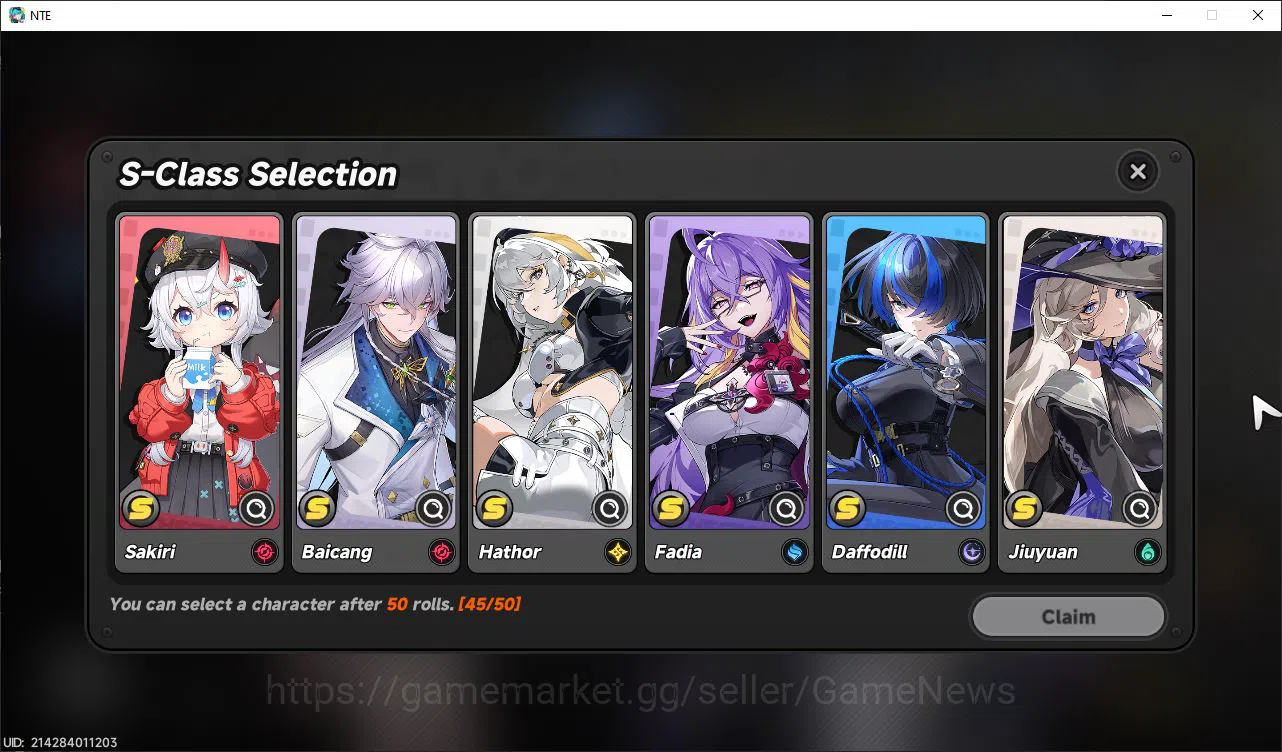 Neverness to Everness Accounts GLOBAL NA|HL 3|1 SSR Limited Nanally + 3 SR [Edgar image 4
